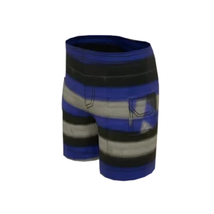 short playero para varon 3D